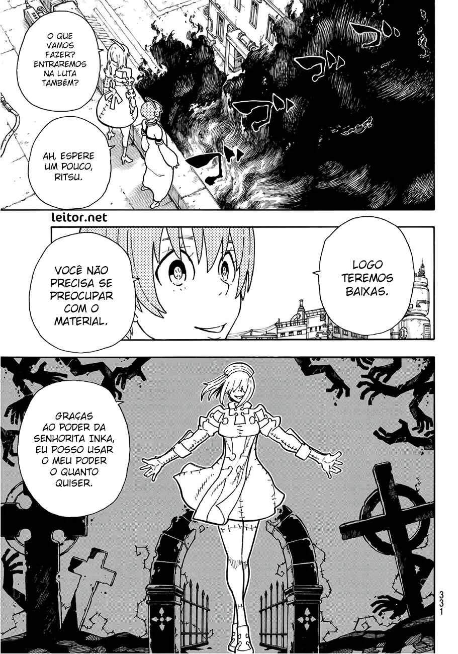 Fire Force Capítulo 2 – O Demônio, O Cavaleiro, E a Bruxa
