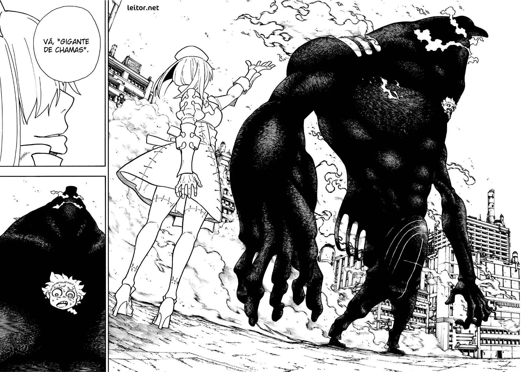 Fire Force Capítulo 2 – O Demônio, O Cavaleiro, E a Bruxa