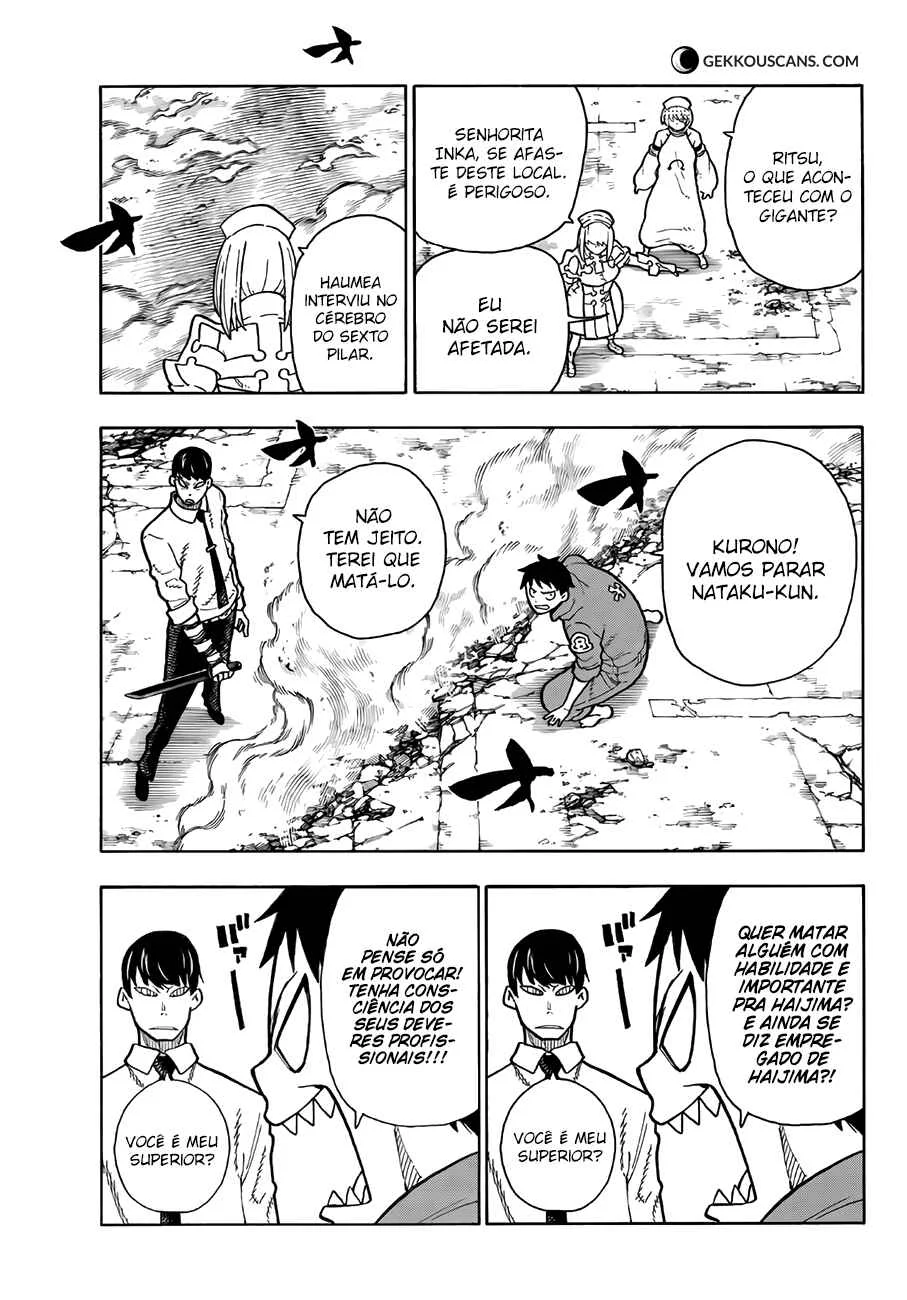 Fire Force Capítulo 2 – O Demônio, O Cavaleiro, E a Bruxa