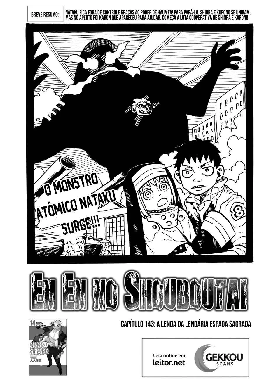 Fire Force Capítulo 2 – O Demônio, O Cavaleiro, E a Bruxa