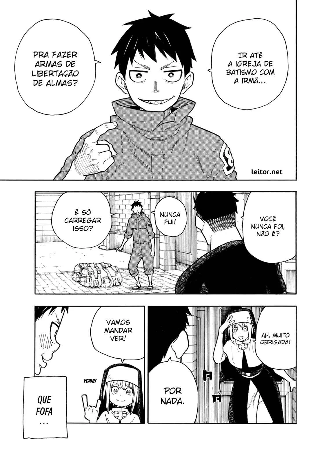 Fire Force Capítulo 2 – O Demônio, O Cavaleiro, E a Bruxa