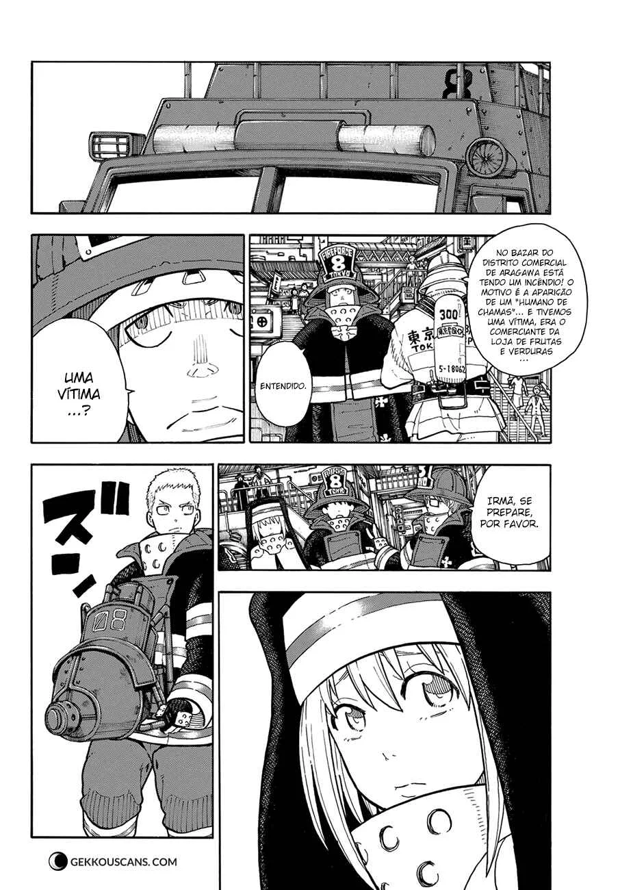Fire Force Capítulo 2 – O Demônio, O Cavaleiro, E a Bruxa