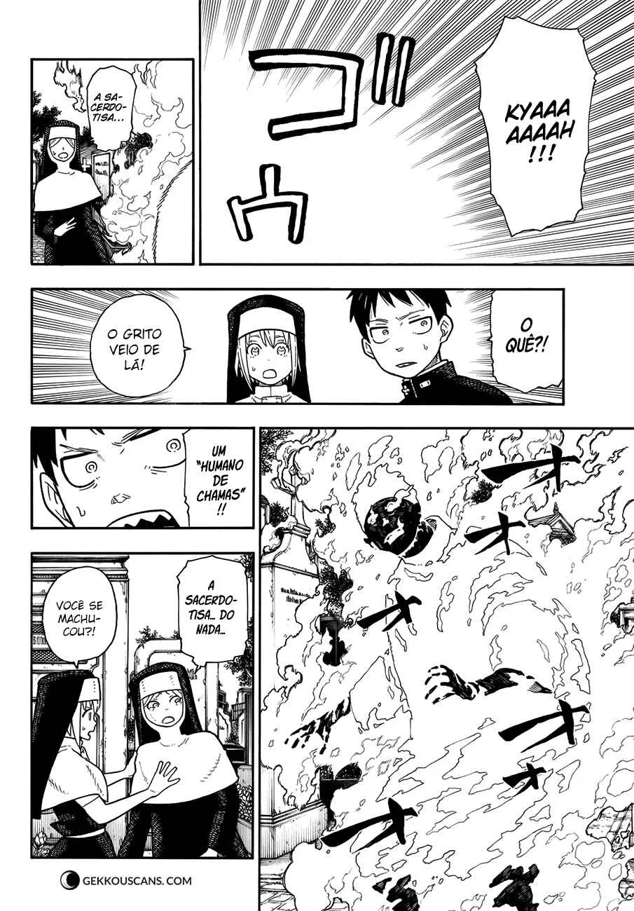 Fire Force Capítulo 2 – O Demônio, O Cavaleiro, E a Bruxa