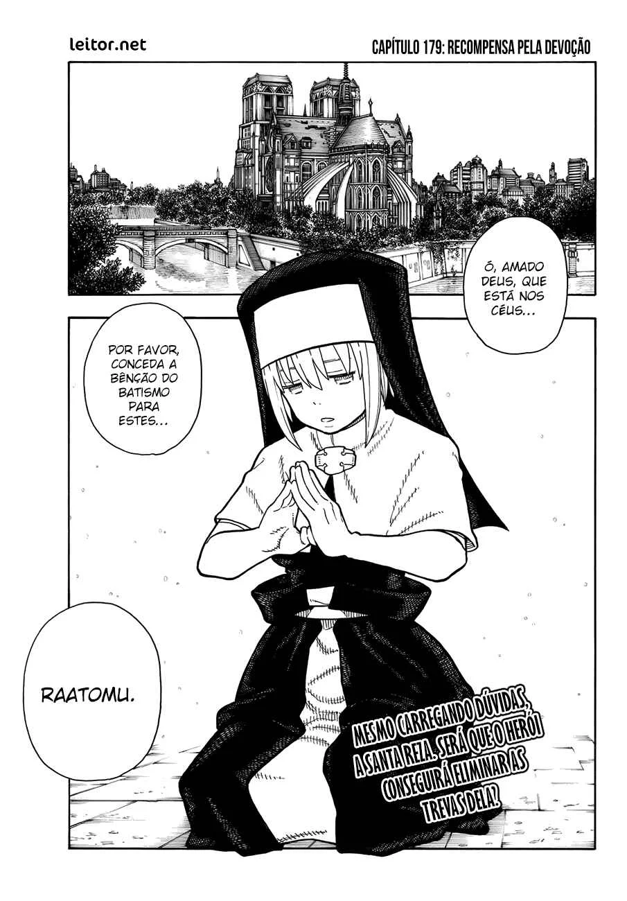 Fire Force Capítulo 2 – O Demônio, O Cavaleiro, E a Bruxa