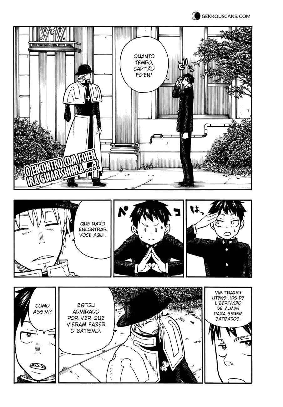 Fire Force Capítulo 2 – O Demônio, O Cavaleiro, E a Bruxa