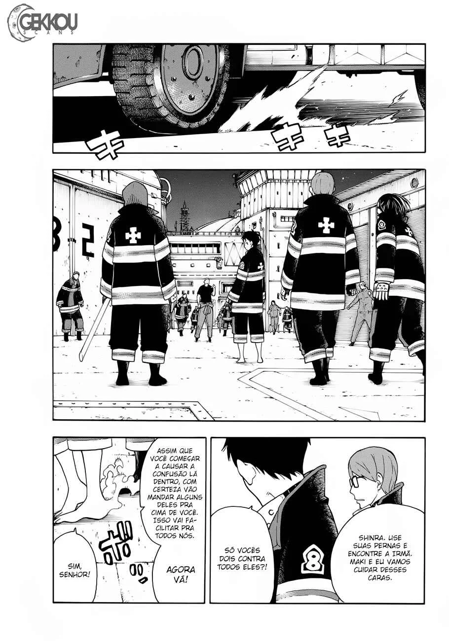 Fire Force Capítulo 2 – O Demônio, O Cavaleiro, E a Bruxa