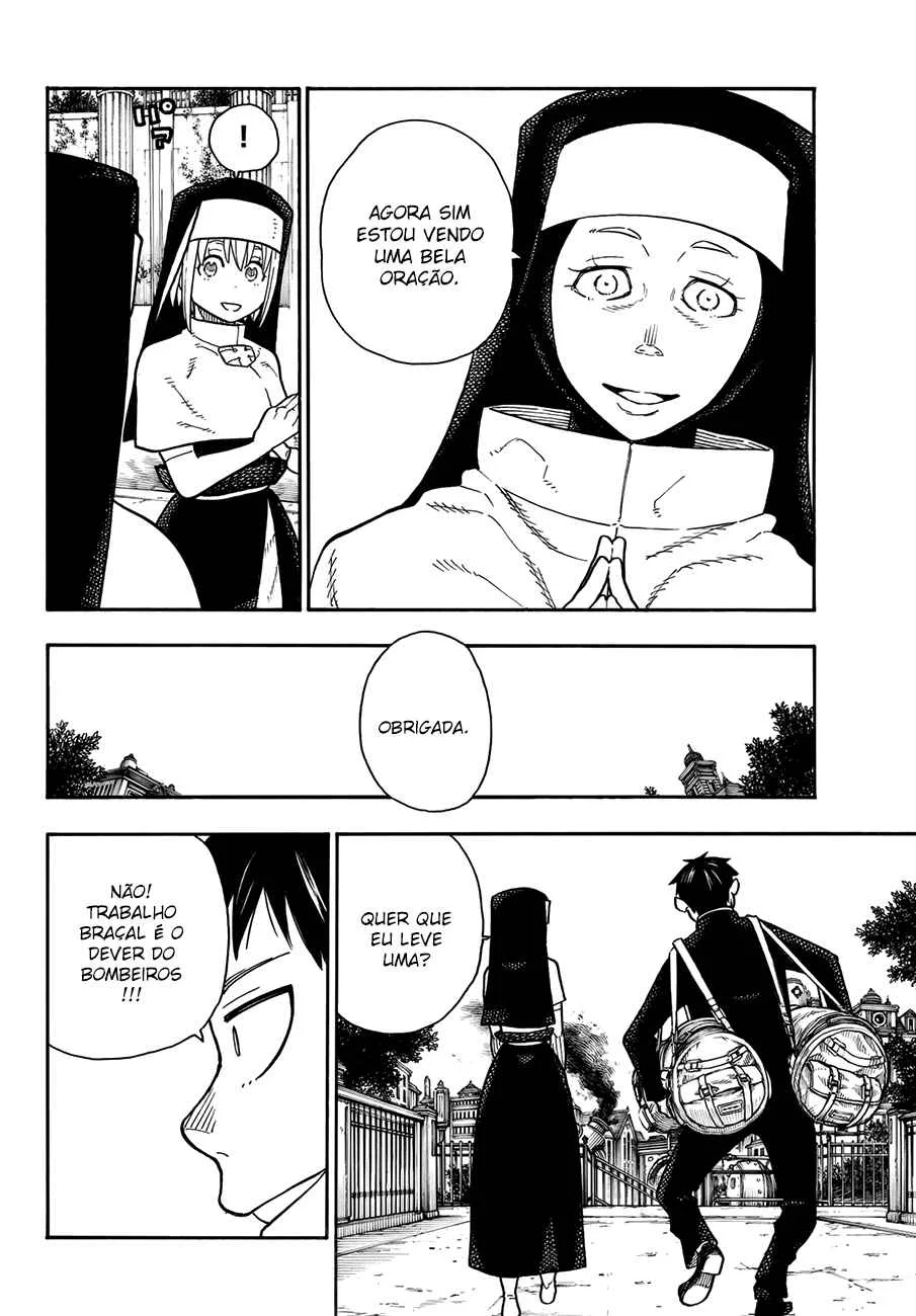 Fire Force Capítulo 2 – O Demônio, O Cavaleiro, E a Bruxa