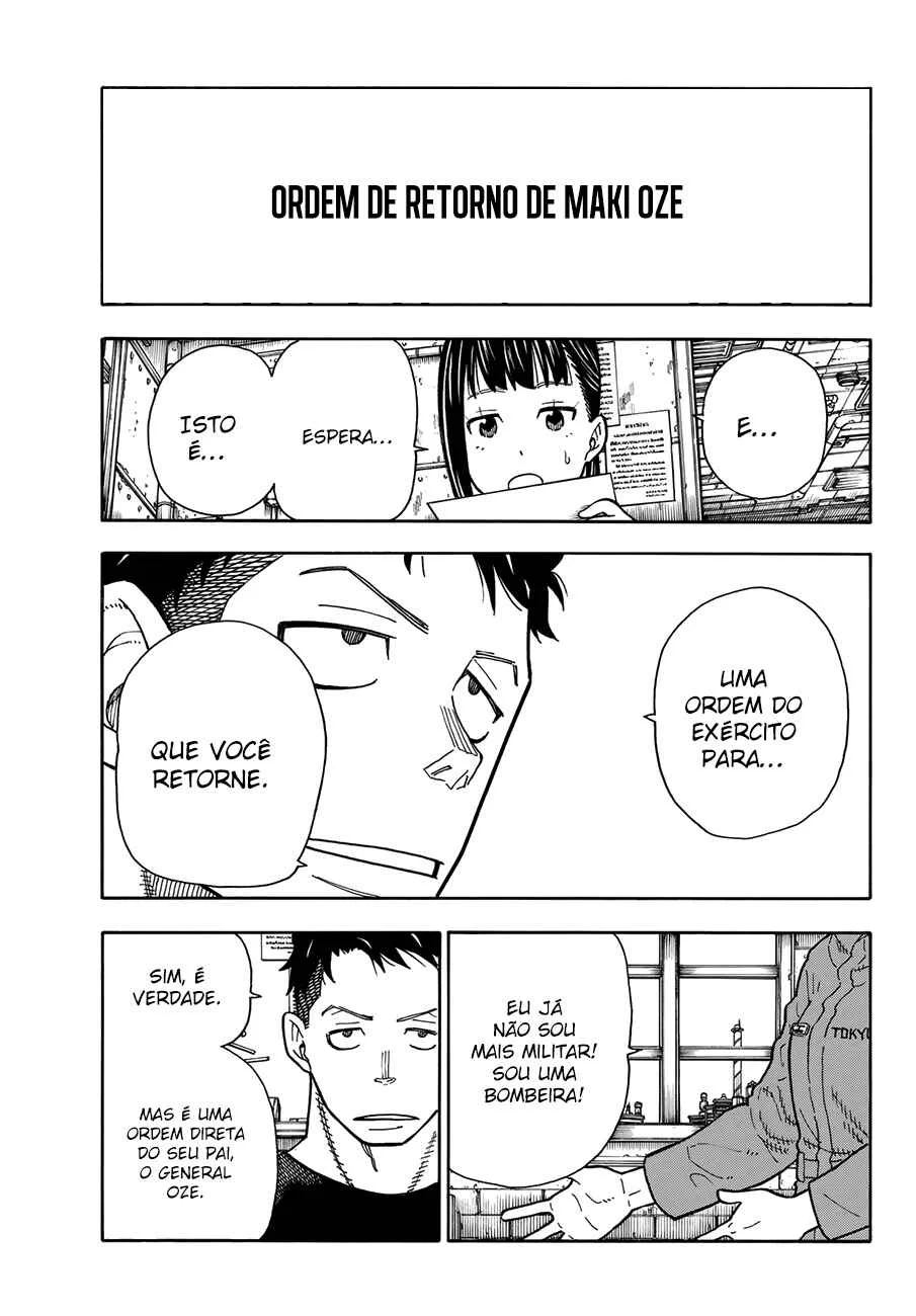 Fire Force Capítulo 2 – O Demônio, O Cavaleiro, E a Bruxa