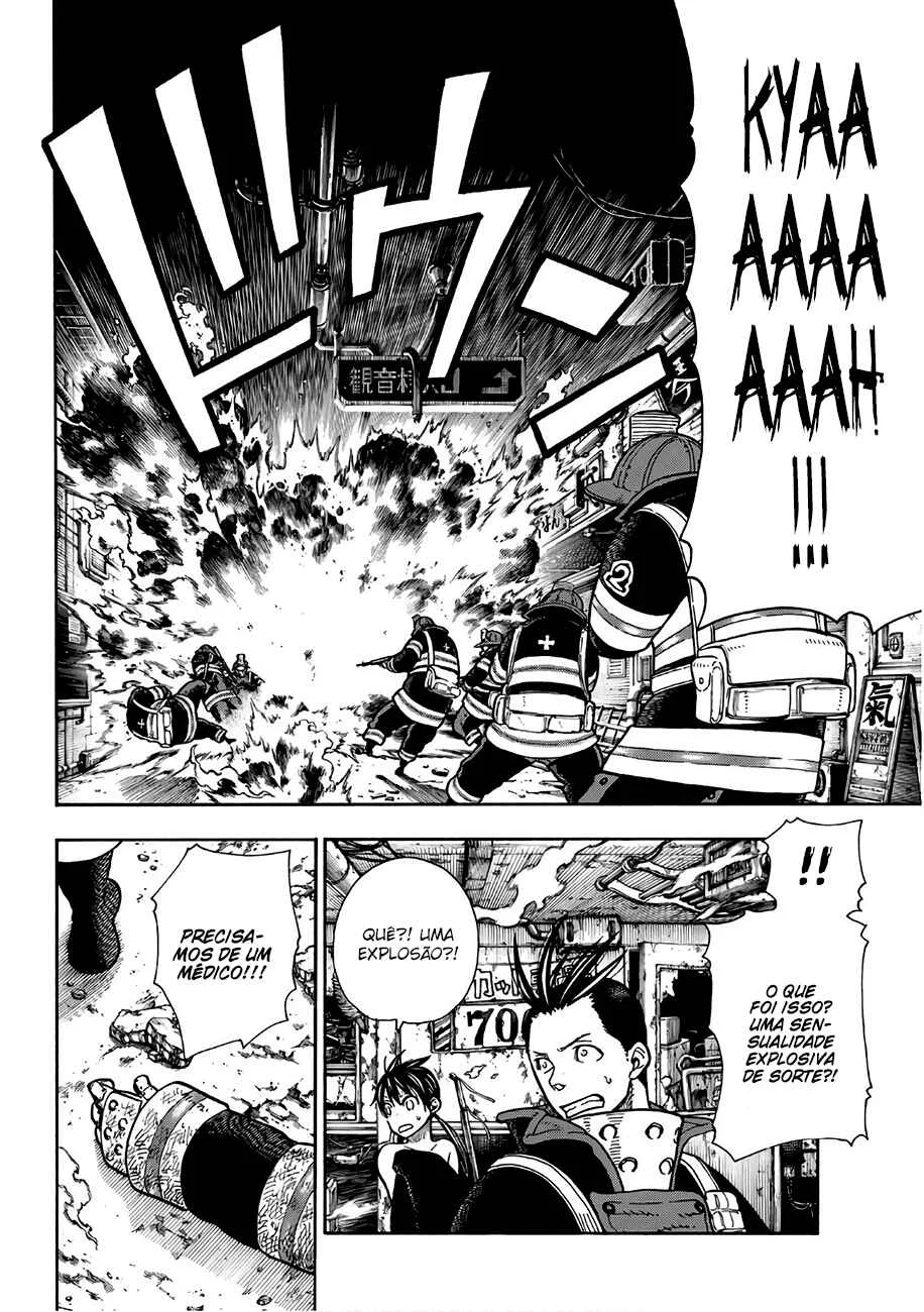 Fire Force Capítulo 2 – O Demônio, O Cavaleiro, E a Bruxa