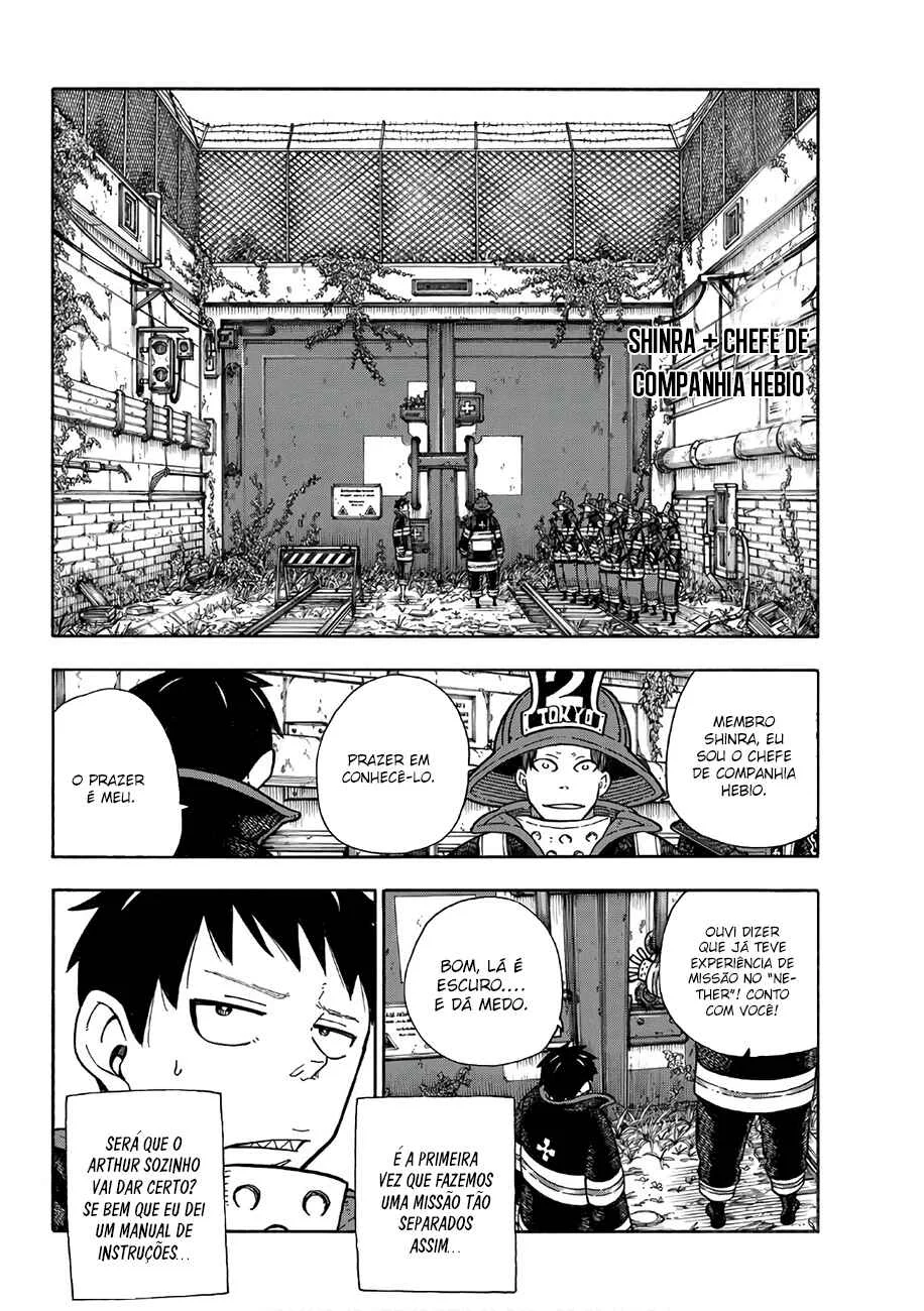 Fire Force Capítulo 2 – O Demônio, O Cavaleiro, E a Bruxa