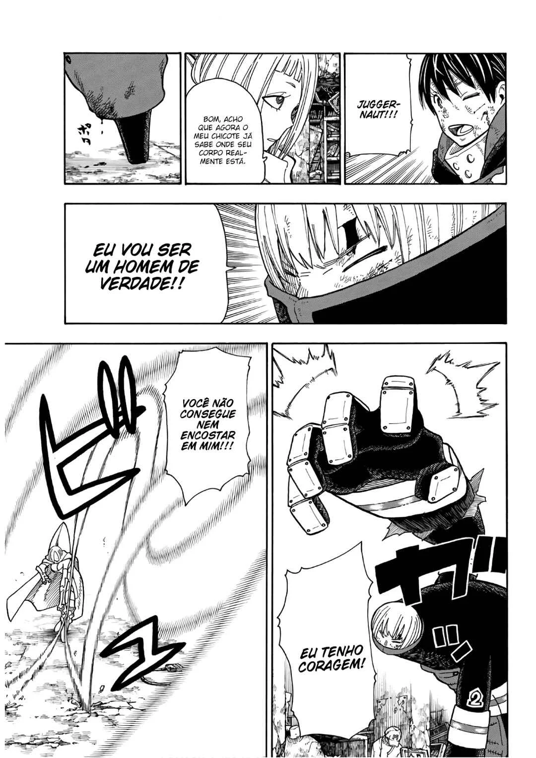 Fire Force Capítulo 2 – O Demônio, O Cavaleiro, E a Bruxa