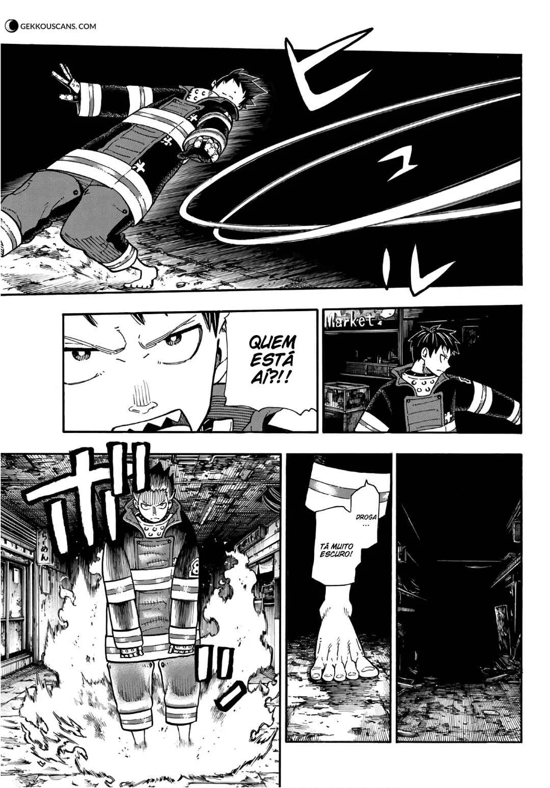 Fire Force Capítulo 2 – O Demônio, O Cavaleiro, E a Bruxa