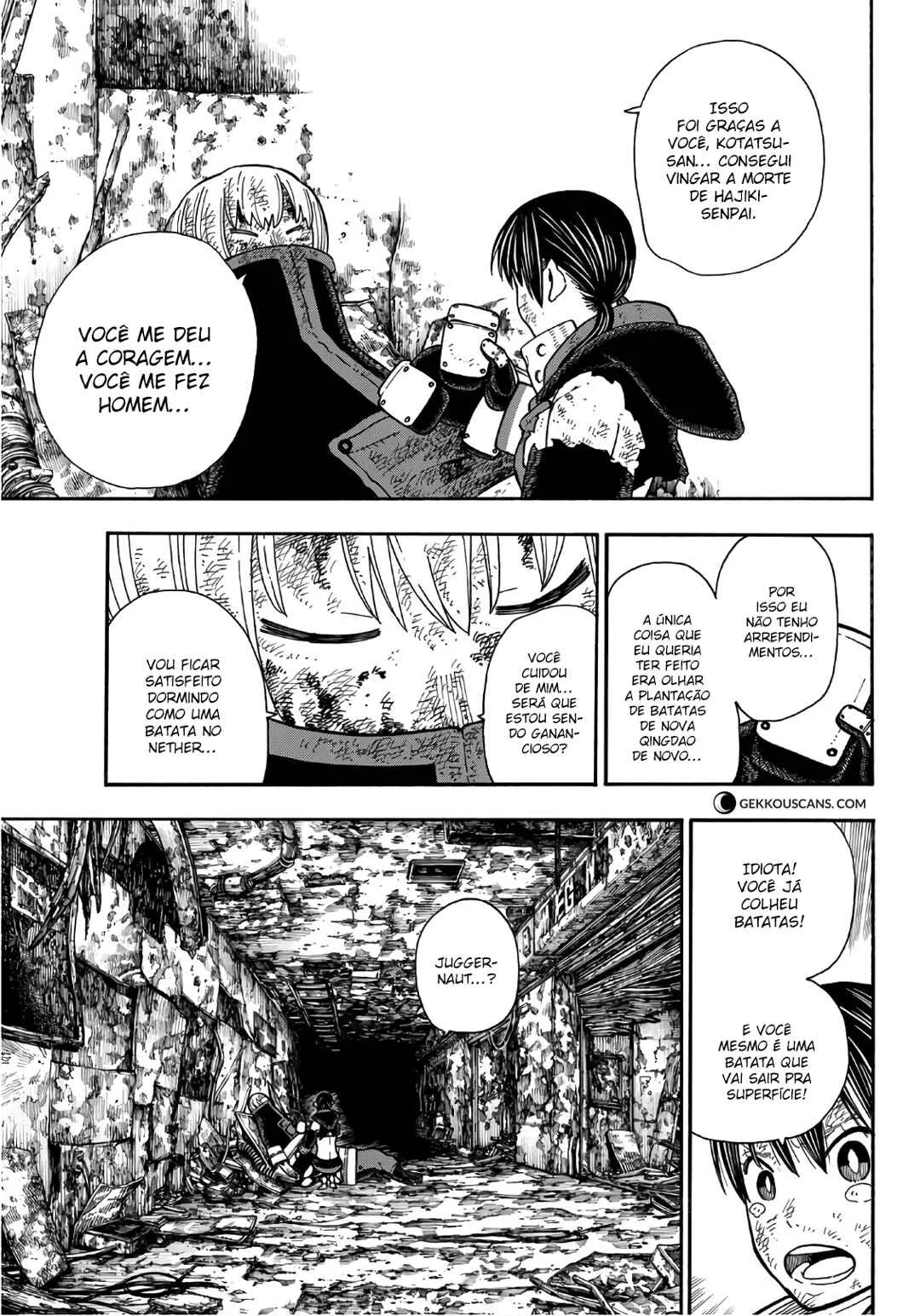 Fire Force Capítulo 2 – O Demônio, O Cavaleiro, E a Bruxa