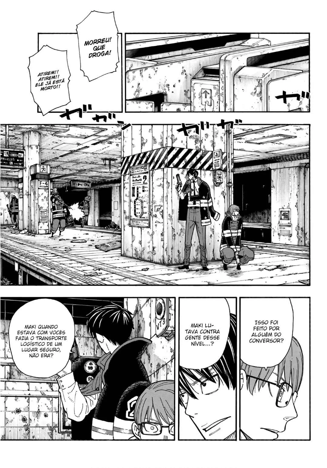 Fire Force Capítulo 2 – O Demônio, O Cavaleiro, E a Bruxa