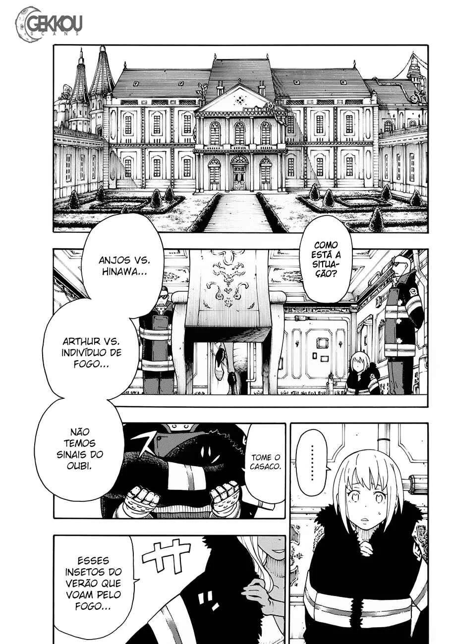Fire Force Capítulo 2 – O Demônio, O Cavaleiro, E a Bruxa