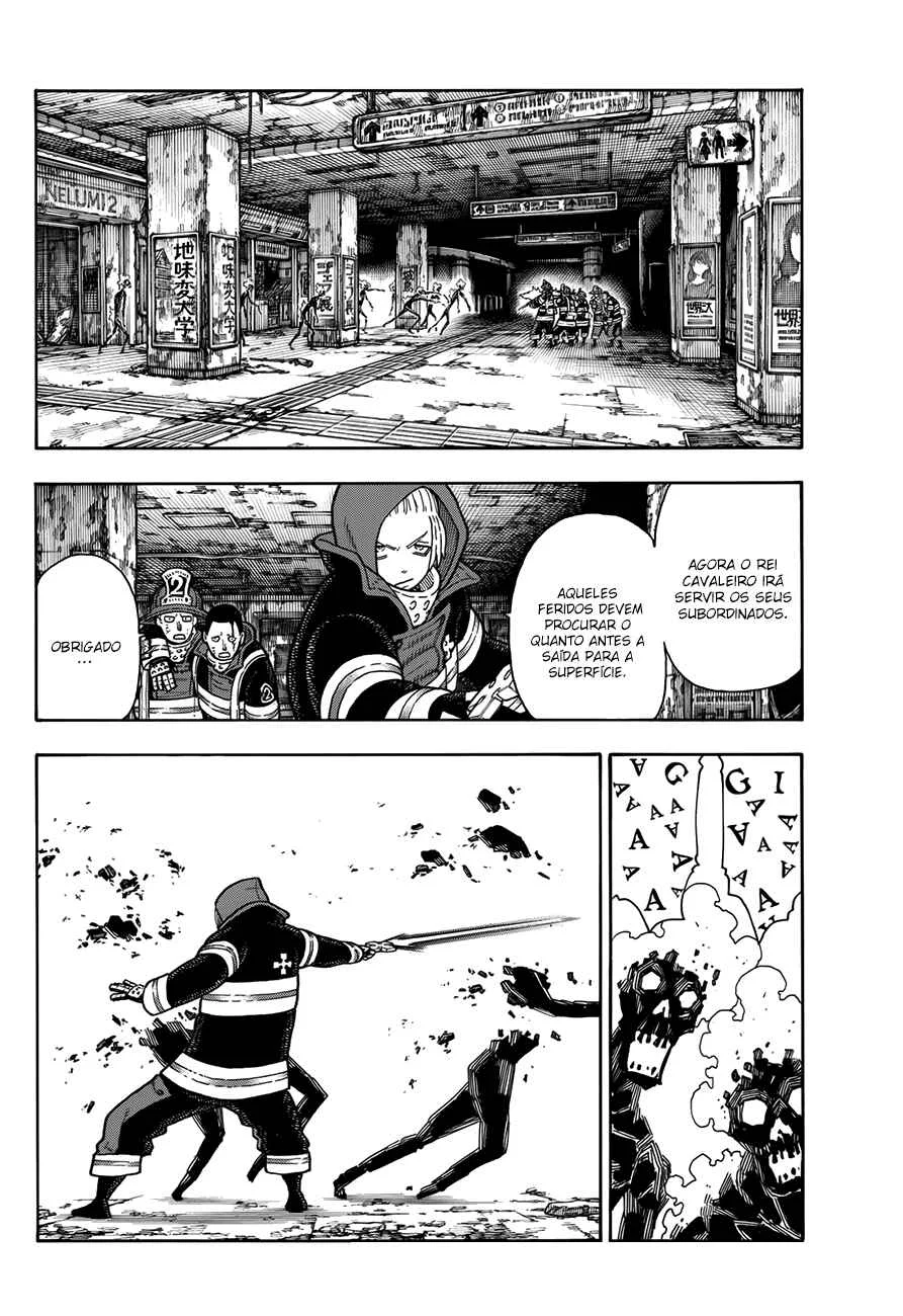 Fire Force Capítulo 2 – O Demônio, O Cavaleiro, E a Bruxa