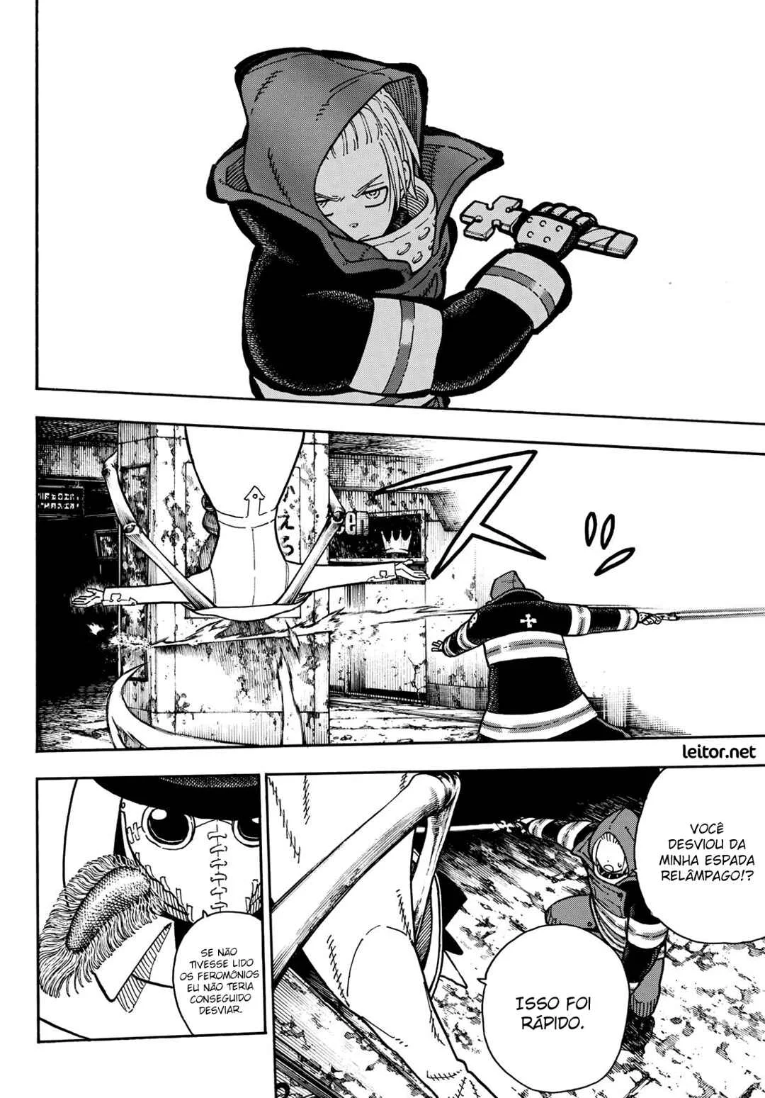 Fire Force Capítulo 2 – O Demônio, O Cavaleiro, E a Bruxa