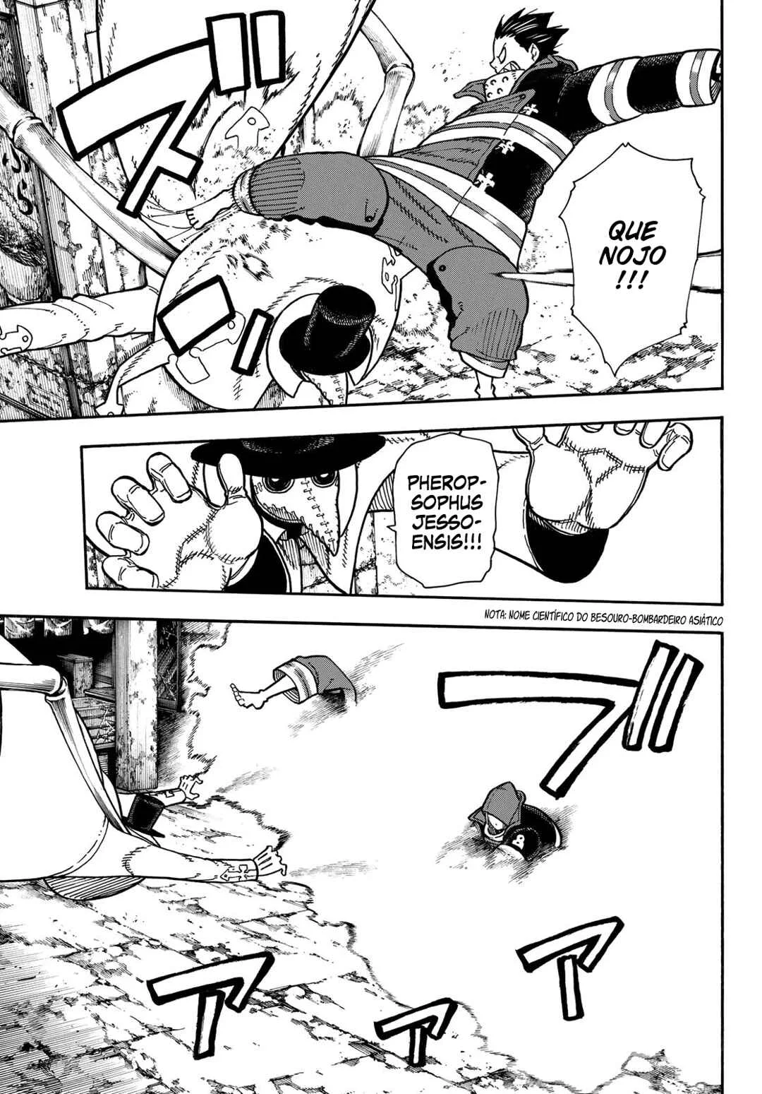 Fire Force Capítulo 2 – O Demônio, O Cavaleiro, E a Bruxa