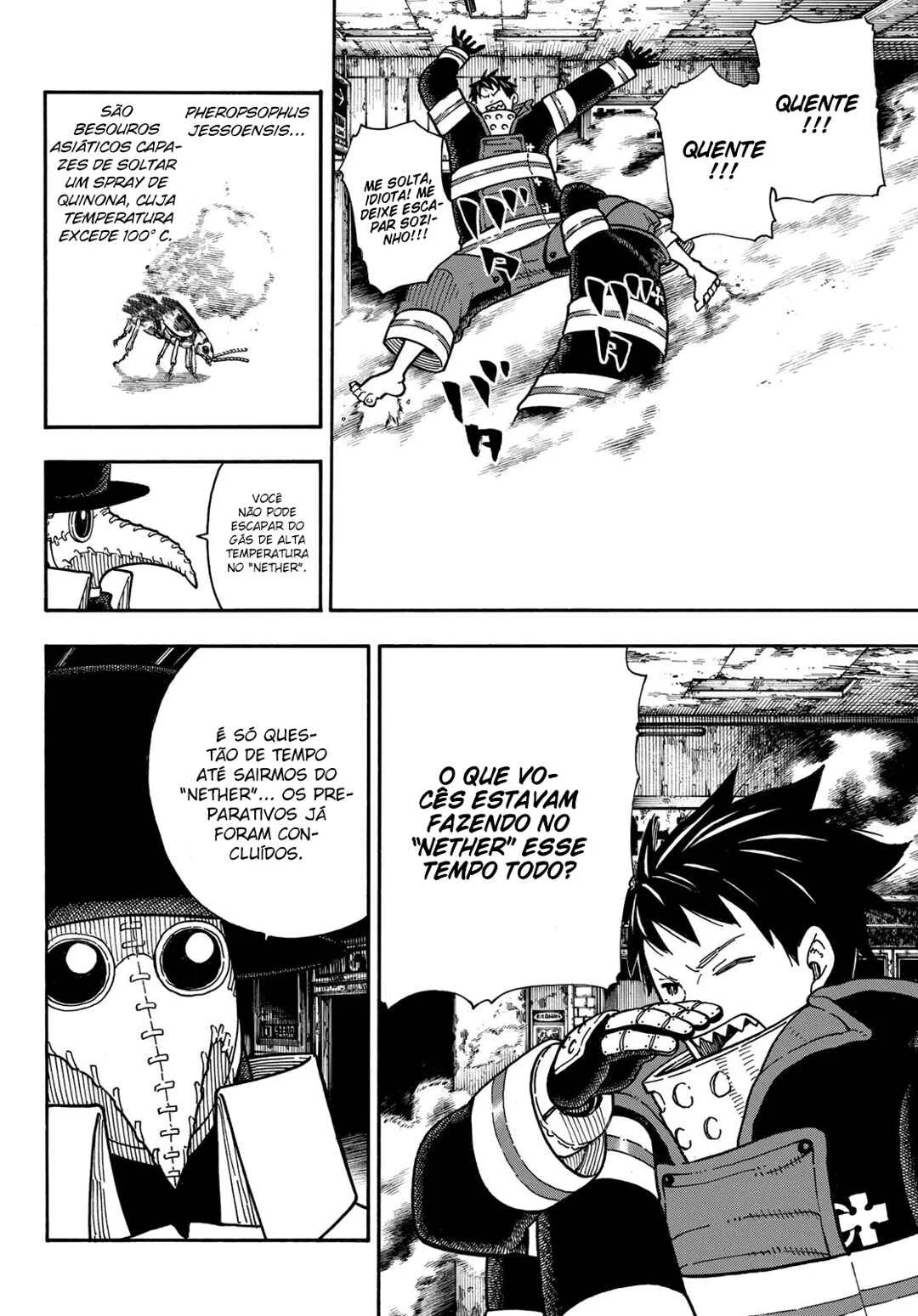 Fire Force Capítulo 2 – O Demônio, O Cavaleiro, E a Bruxa