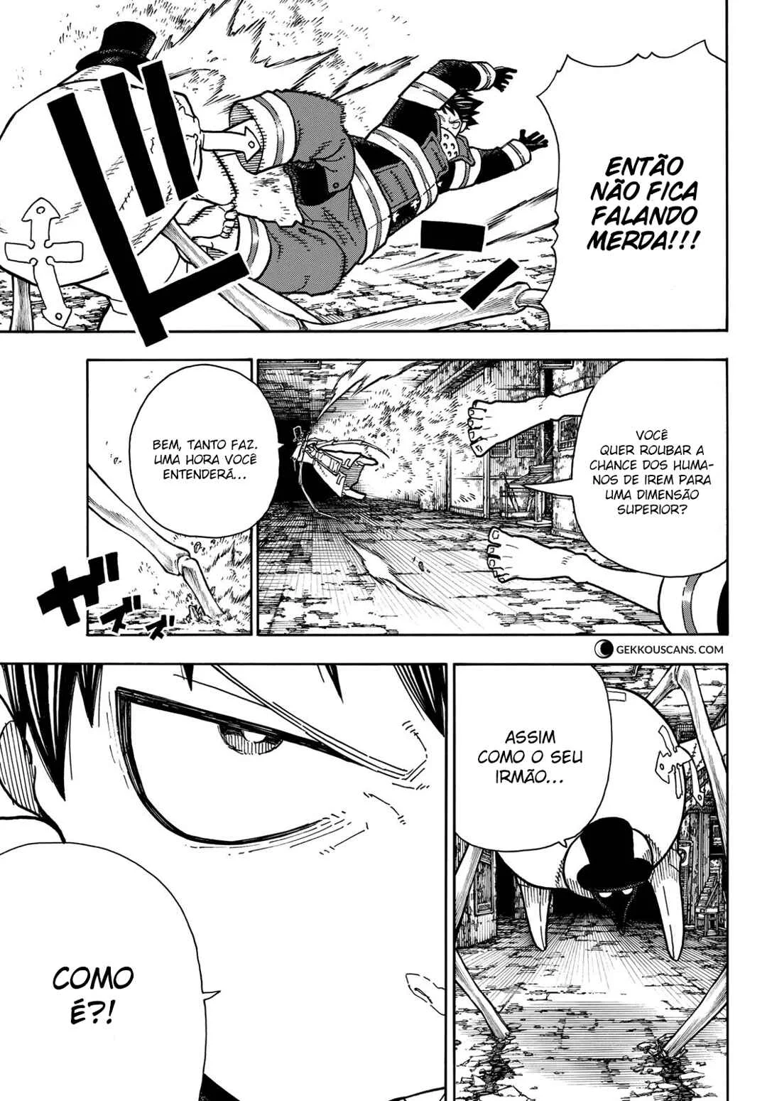 Fire Force Capítulo 2 – O Demônio, O Cavaleiro, E a Bruxa