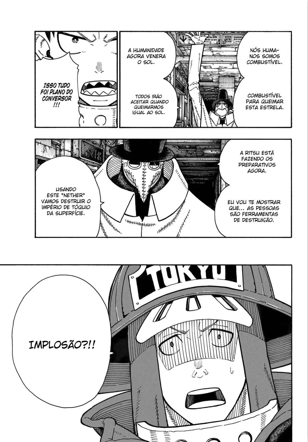 Fire Force Capítulo 2 – O Demônio, O Cavaleiro, E a Bruxa