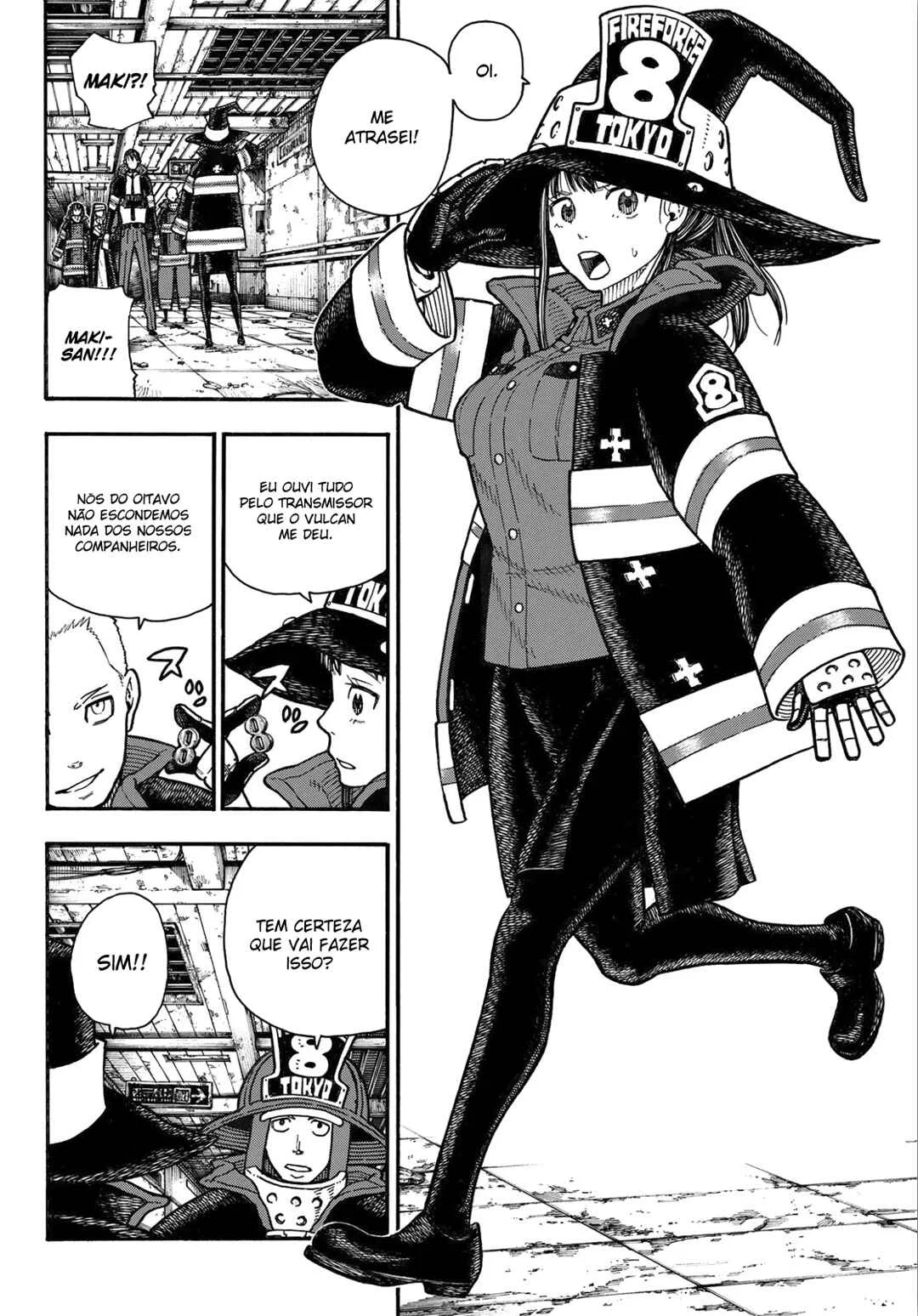 Fire Force Capítulo 2 – O Demônio, O Cavaleiro, E a Bruxa