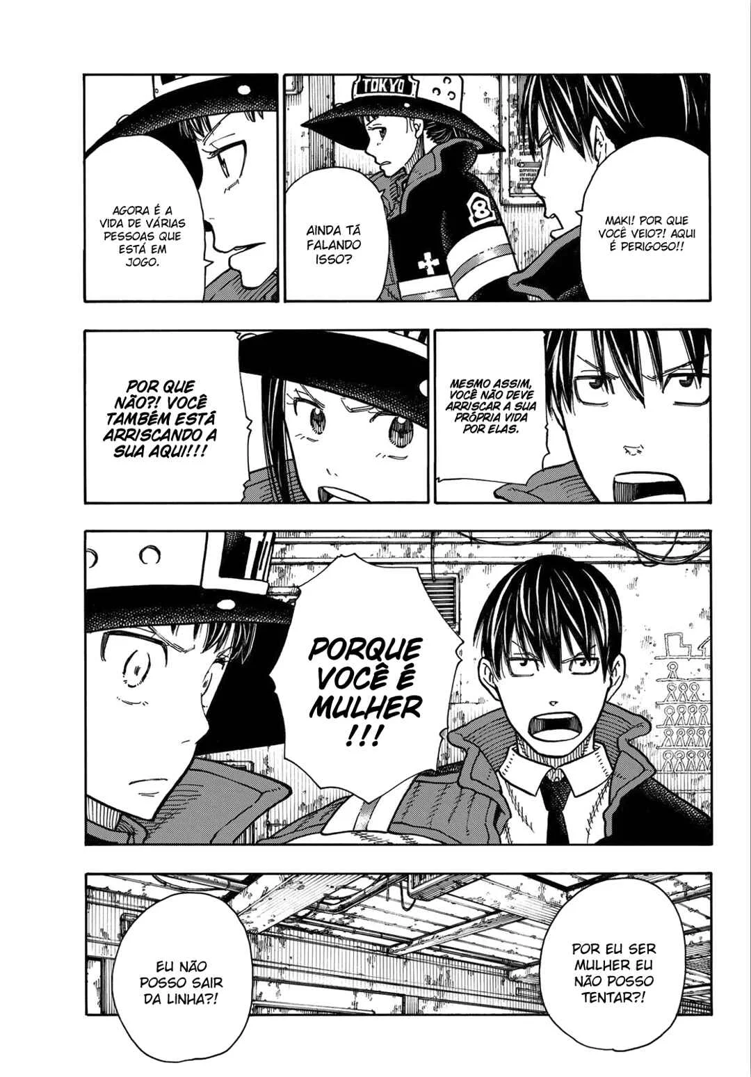 Fire Force Capítulo 2 – O Demônio, O Cavaleiro, E a Bruxa