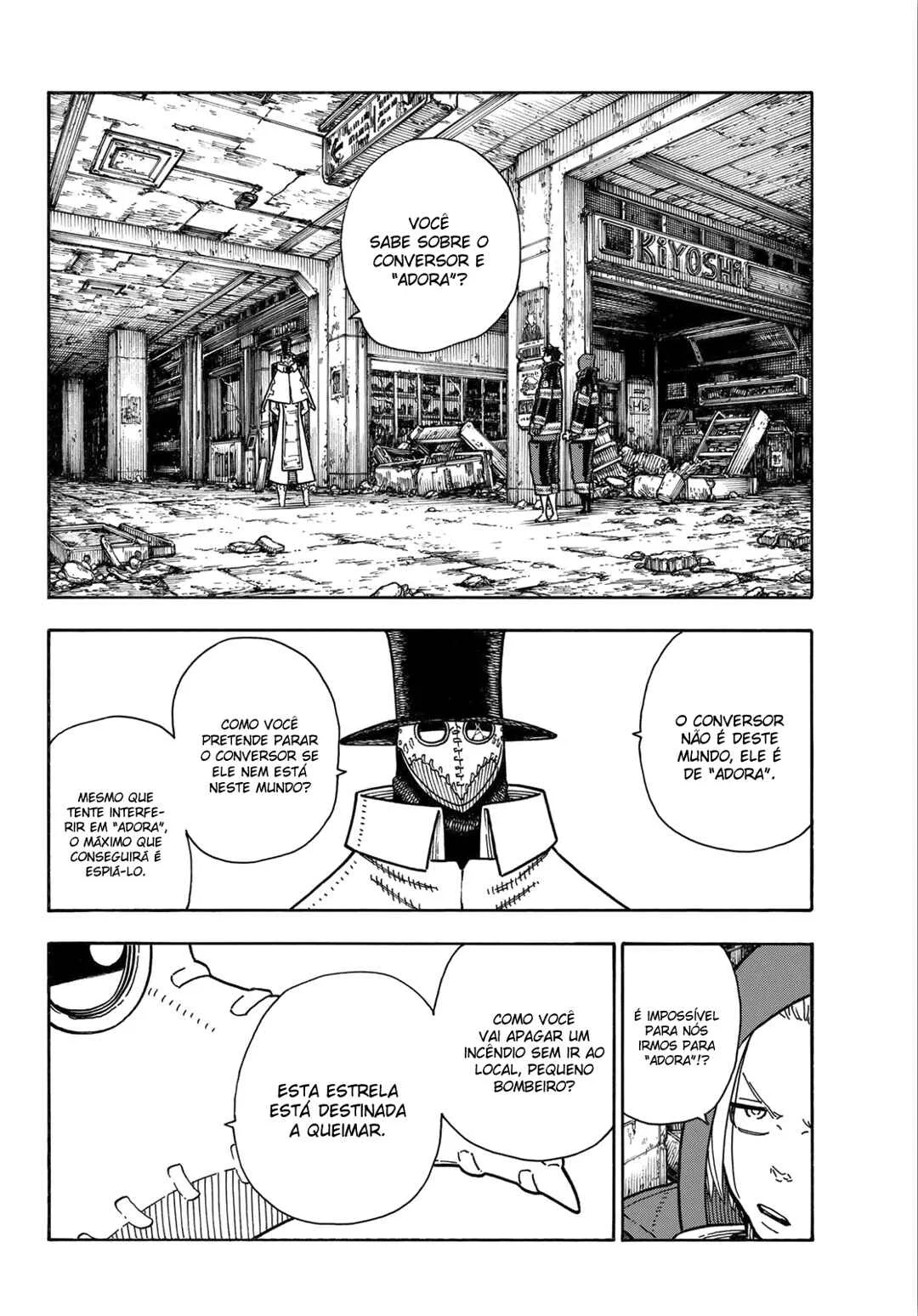 Fire Force Capítulo 2 – O Demônio, O Cavaleiro, E a Bruxa