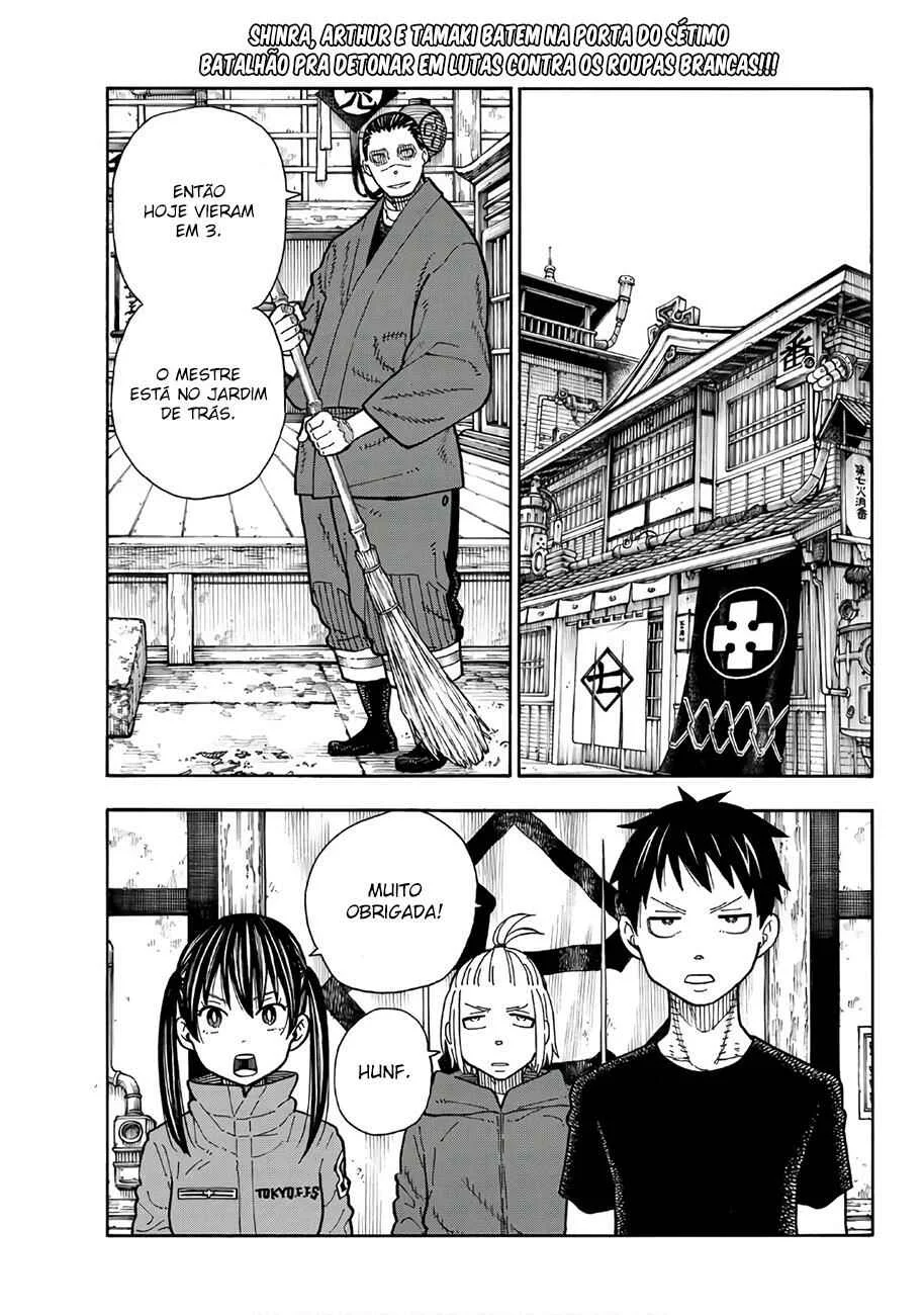 Fire Force Capítulo 2 – O Demônio, O Cavaleiro, E a Bruxa