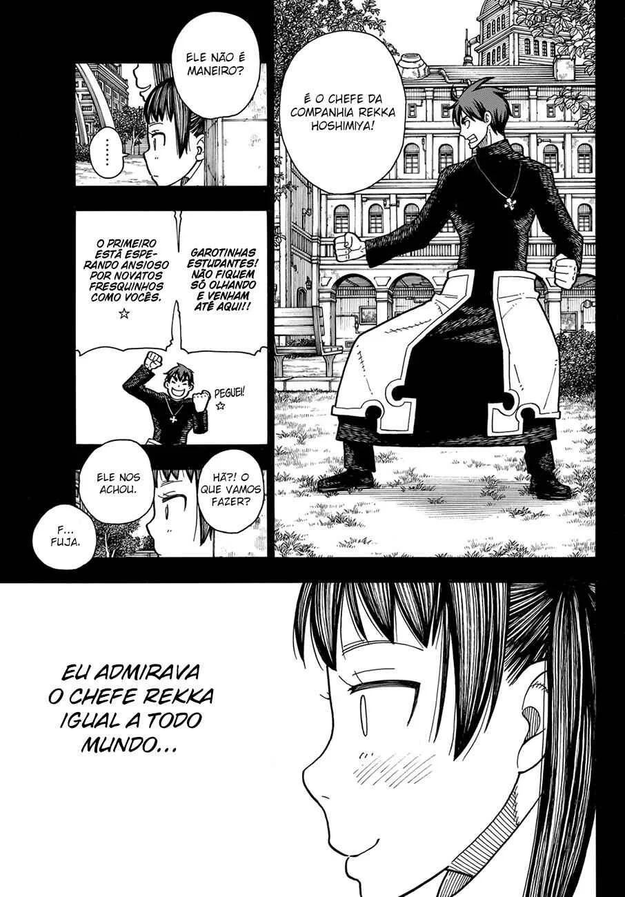 Fire Force Capítulo 2 – O Demônio, O Cavaleiro, E a Bruxa