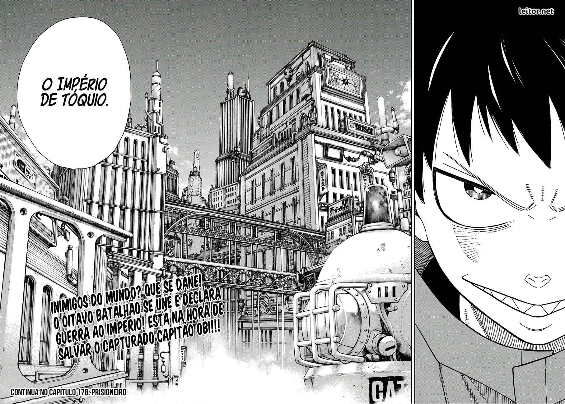 Fire Force Capítulo 2 – O Demônio, O Cavaleiro, E a Bruxa