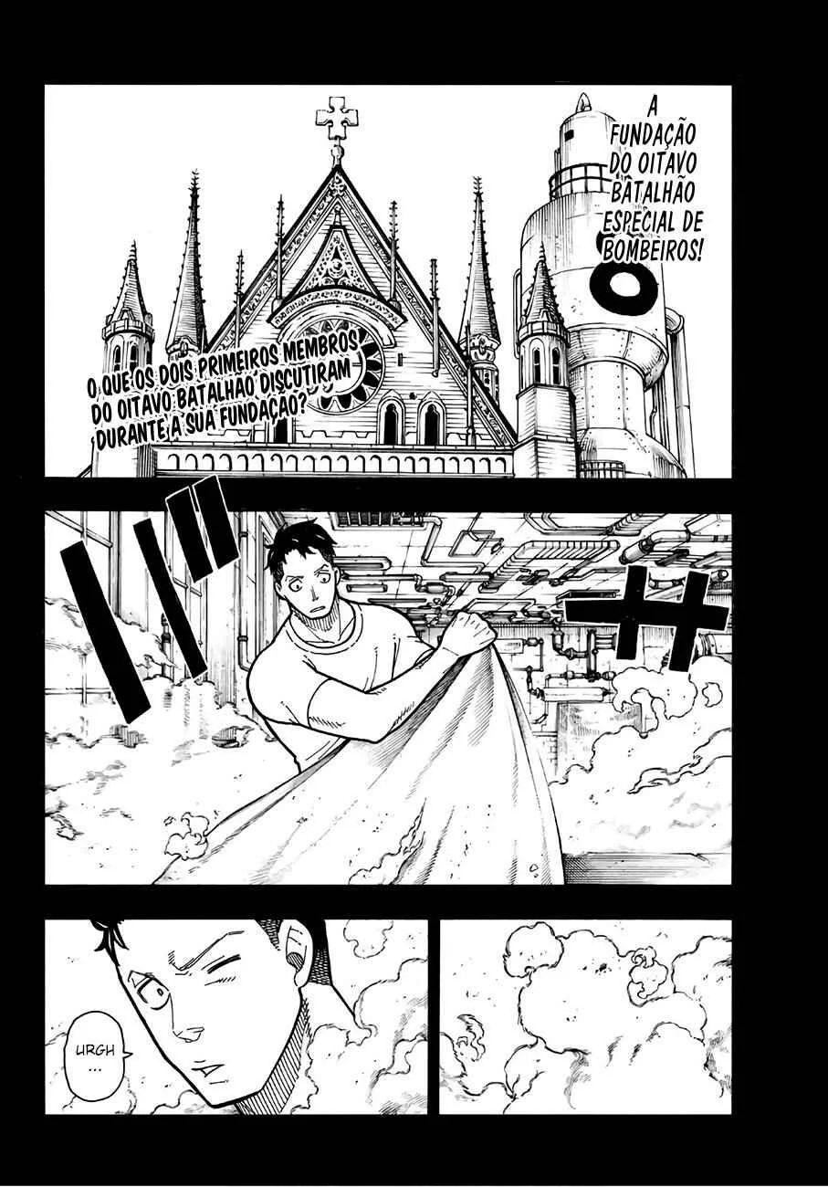 Fire Force Capítulo 2 – O Demônio, O Cavaleiro, E a Bruxa