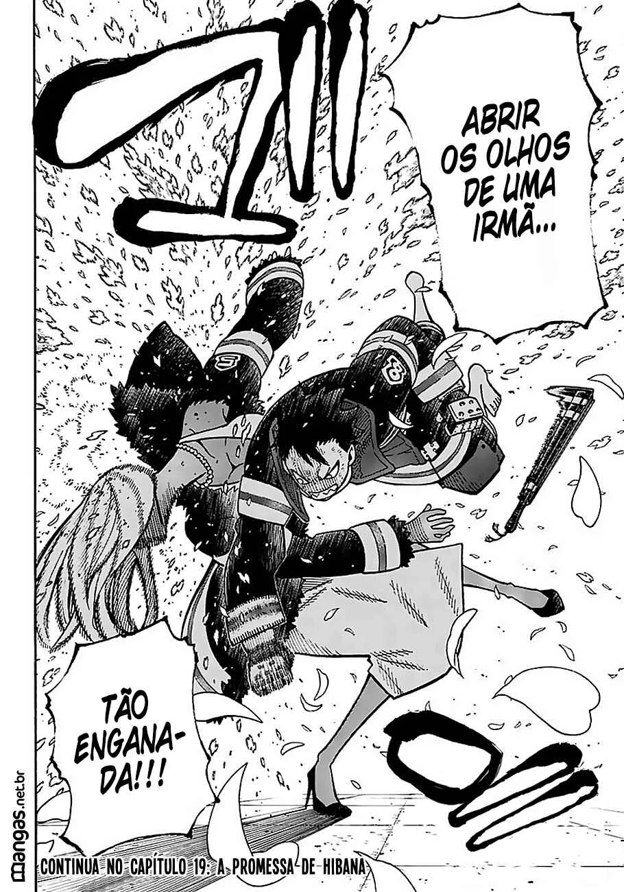 Fire Force Capítulo 2 – O Demônio, O Cavaleiro, E a Bruxa