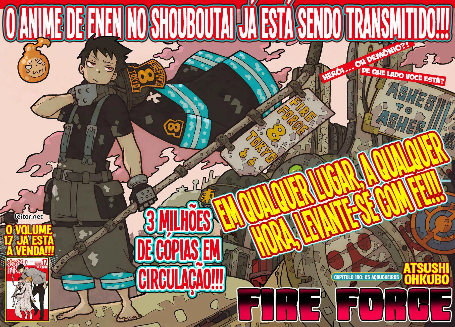 Fire Force Capítulo 2 – O Demônio, O Cavaleiro, E a Bruxa