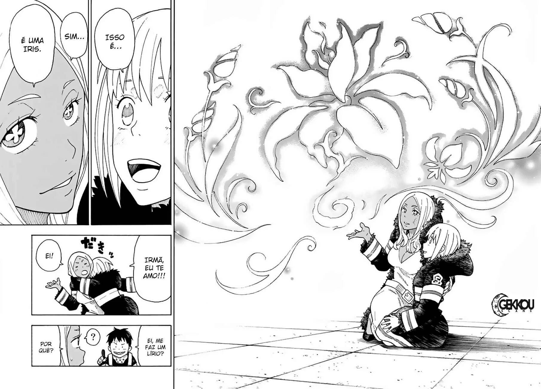 Fire Force Capítulo 2 – O Demônio, O Cavaleiro, E a Bruxa