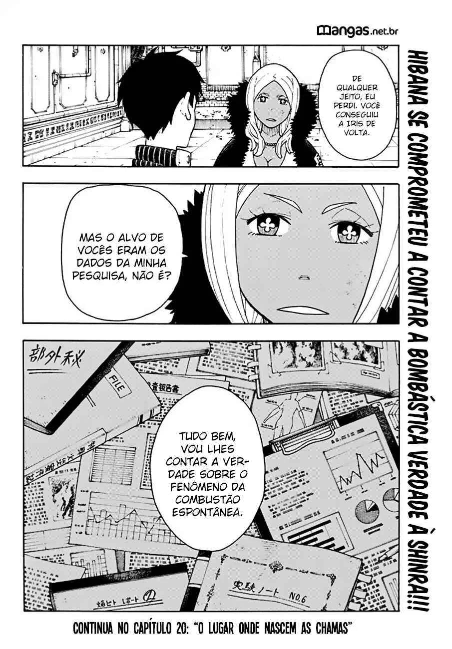 Fire Force Capítulo 2 – O Demônio, O Cavaleiro, E a Bruxa