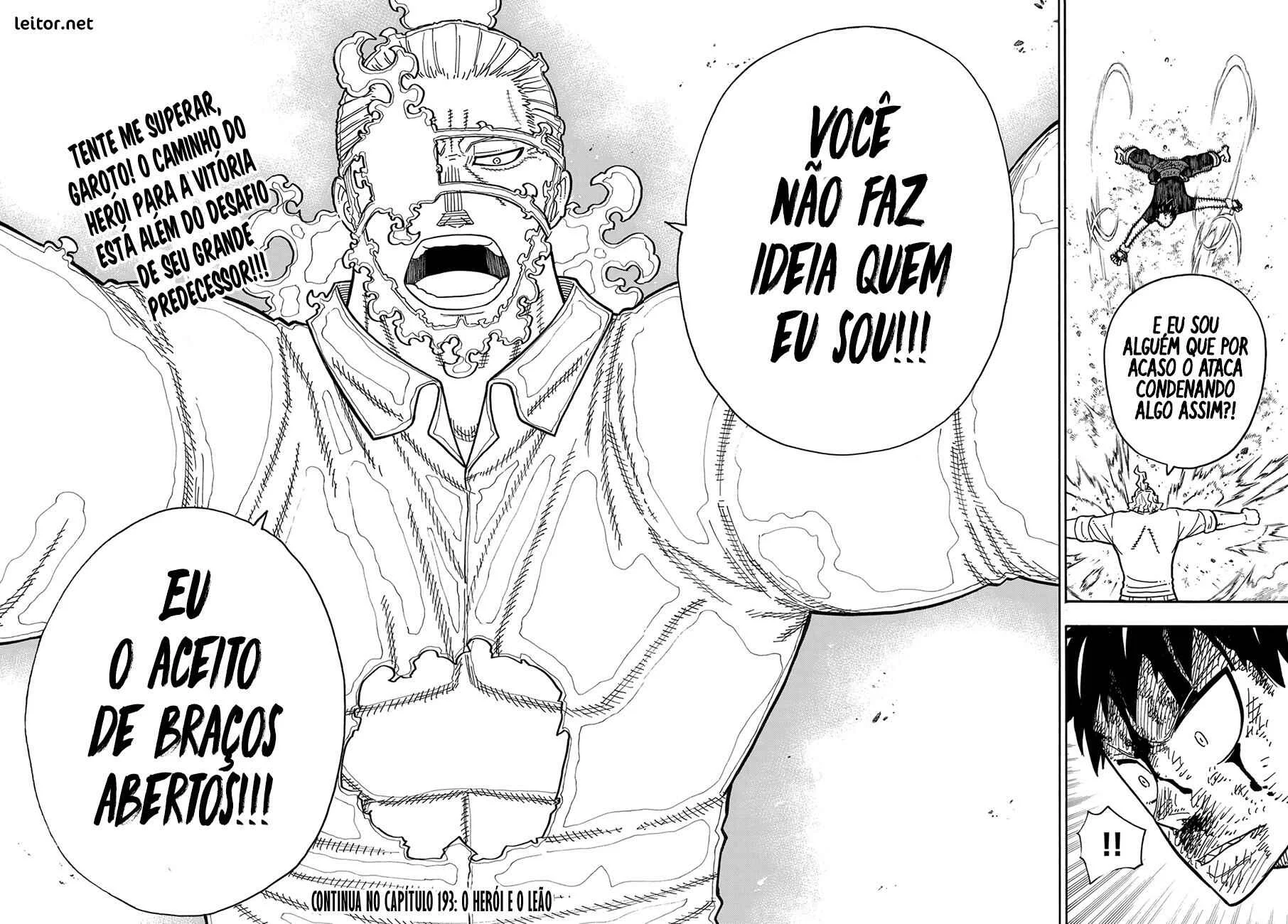 Fire Force Capítulo 2 – O Demônio, O Cavaleiro, E a Bruxa