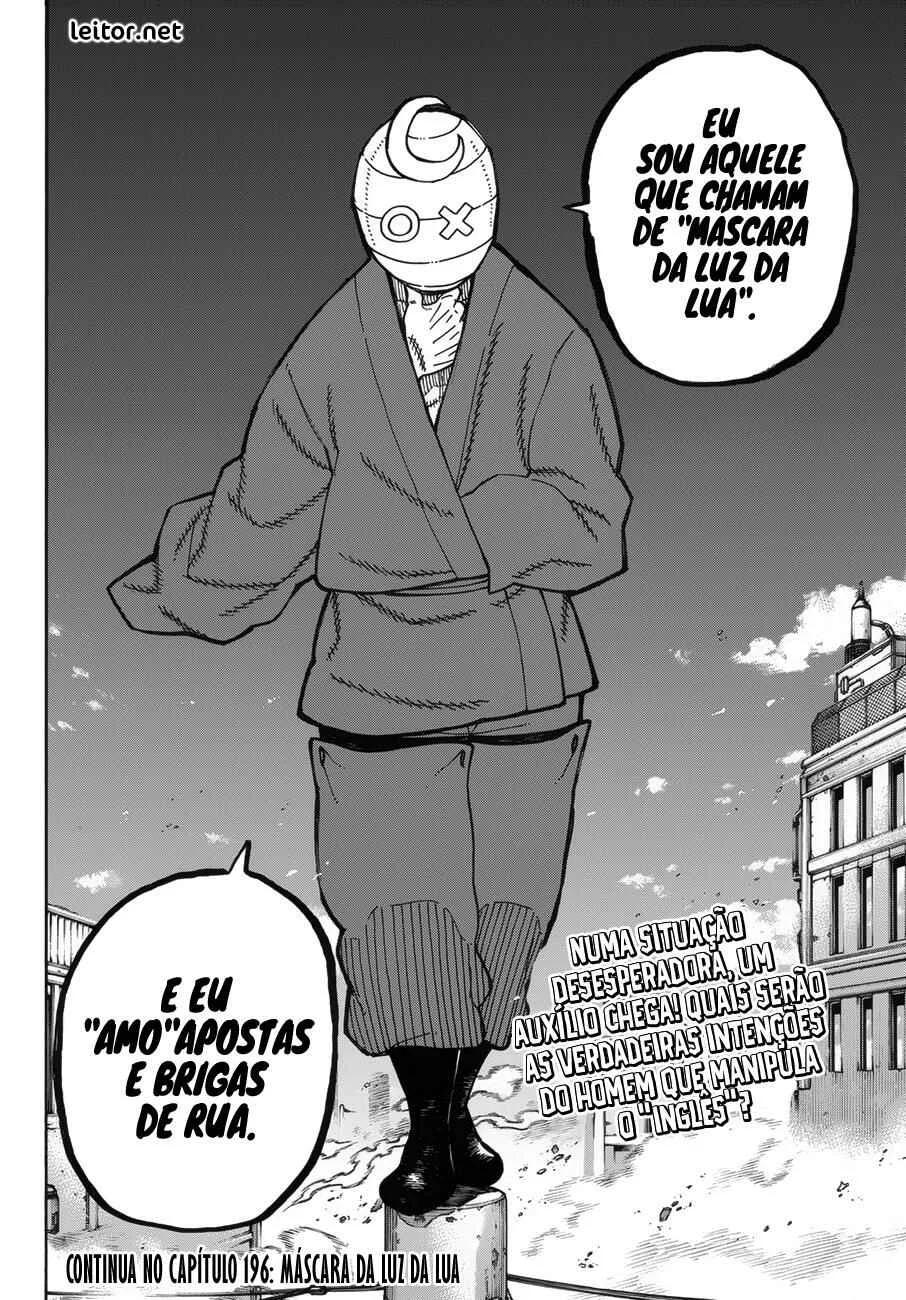 Fire Force Capítulo 2 – O Demônio, O Cavaleiro, E a Bruxa
