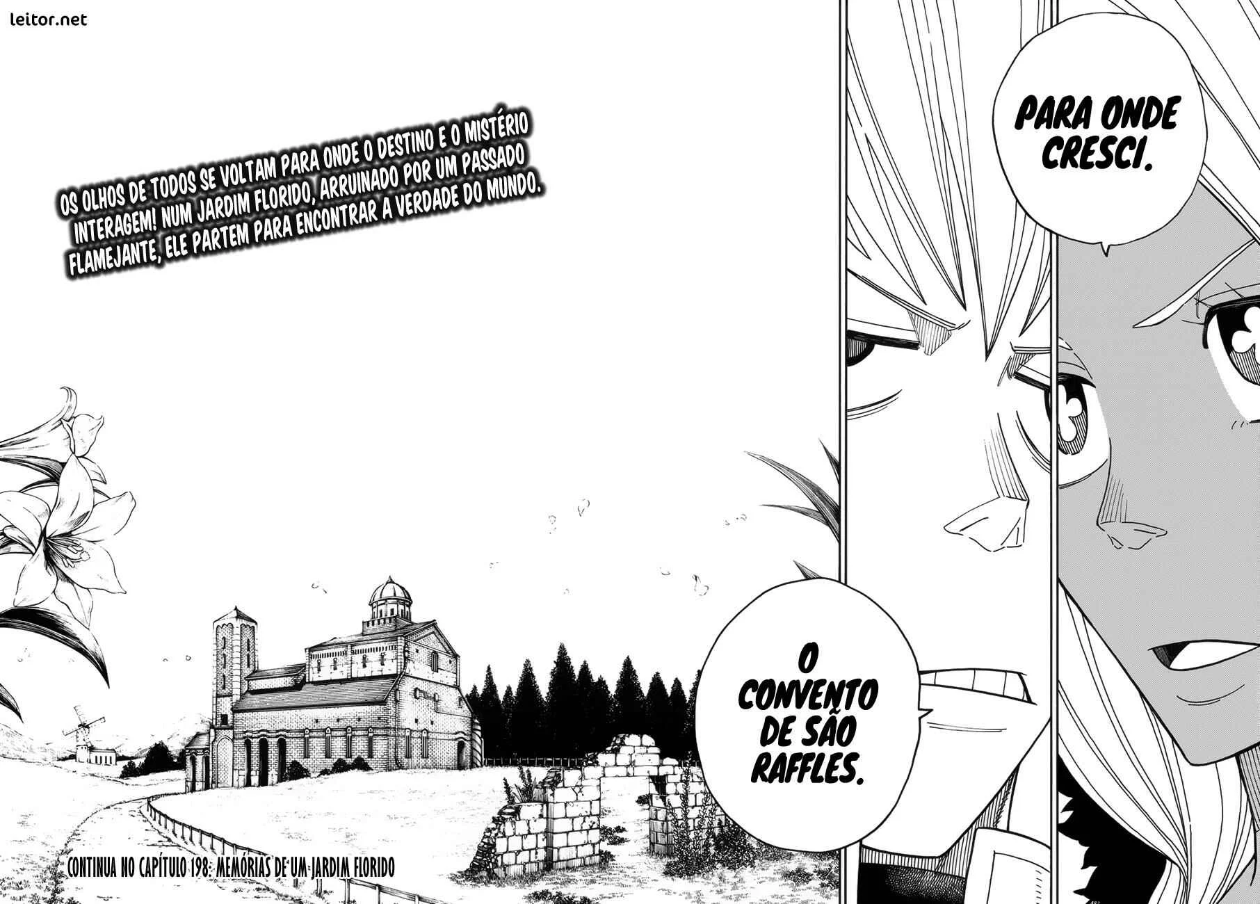 Fire Force Capítulo 2 – O Demônio, O Cavaleiro, E a Bruxa
