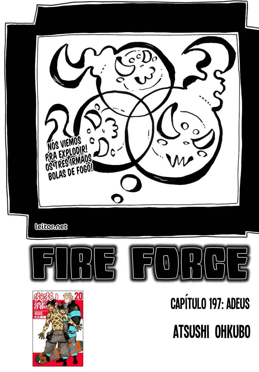 Fire Force Capítulo 2 – O Demônio, O Cavaleiro, E a Bruxa
