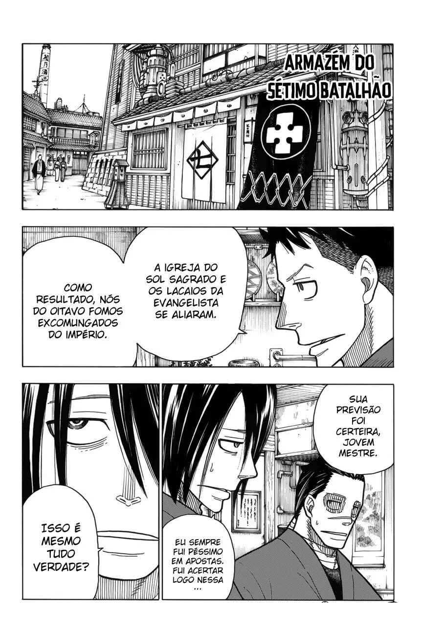 Fire Force Capítulo 2 – O Demônio, O Cavaleiro, E a Bruxa