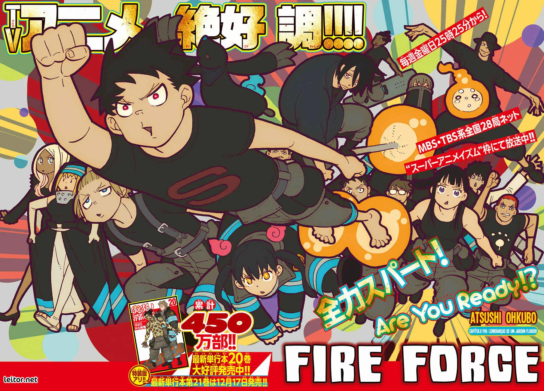 Fire Force Capítulo 2 – O Demônio, O Cavaleiro, E a Bruxa