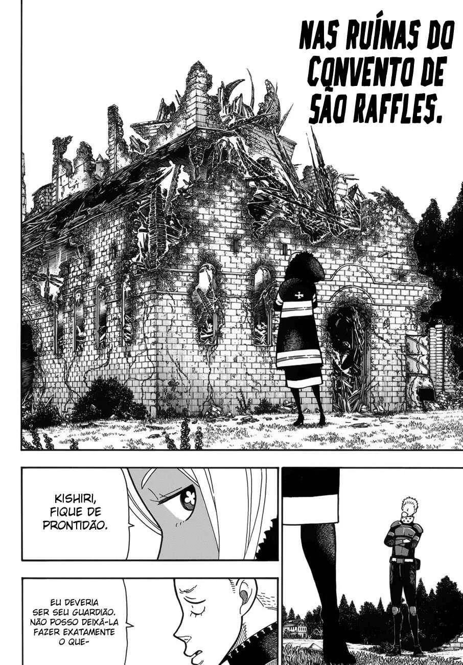Fire Force Capítulo 2 – O Demônio, O Cavaleiro, E a Bruxa
