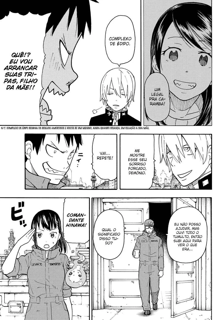Fire Force Capítulo 2 – O Demônio, O Cavaleiro, E a Bruxa