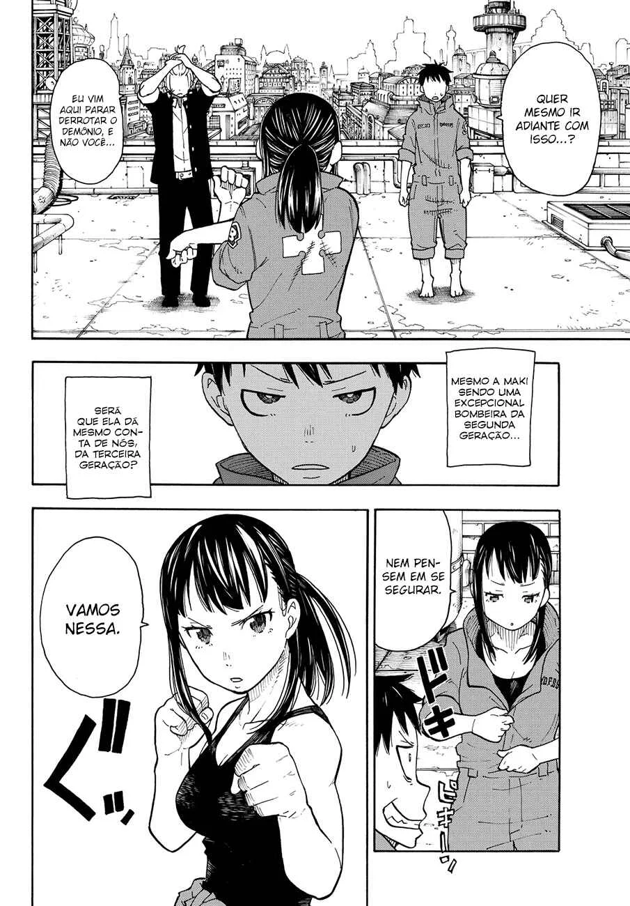 Fire Force Capítulo 2 – O Demônio, O Cavaleiro, E a Bruxa