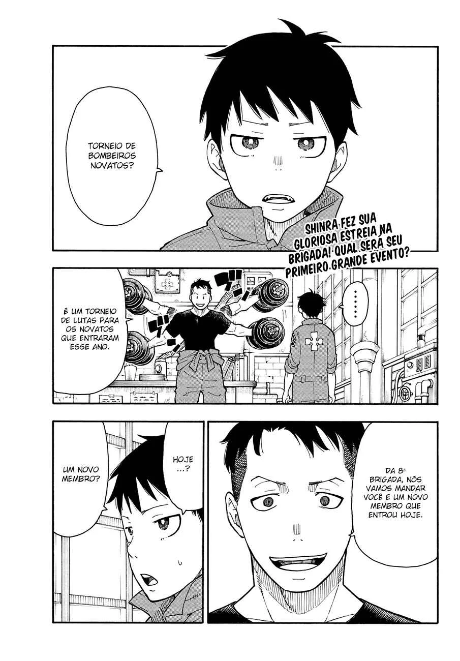 Fire Force Capítulo 2 – O Demônio, O Cavaleiro, E a Bruxa