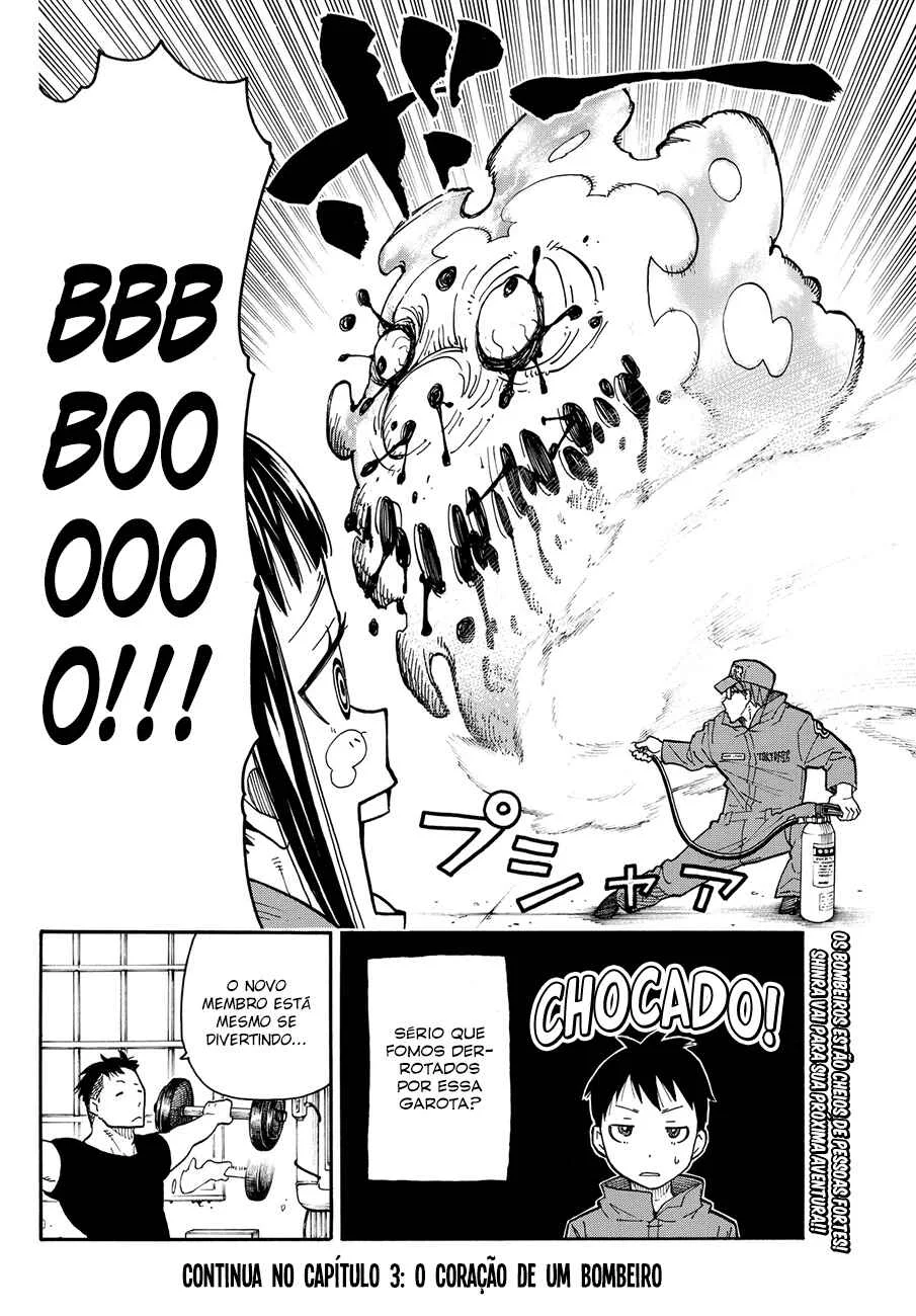 Fire Force Capítulo 2 – O Demônio, O Cavaleiro, E a Bruxa