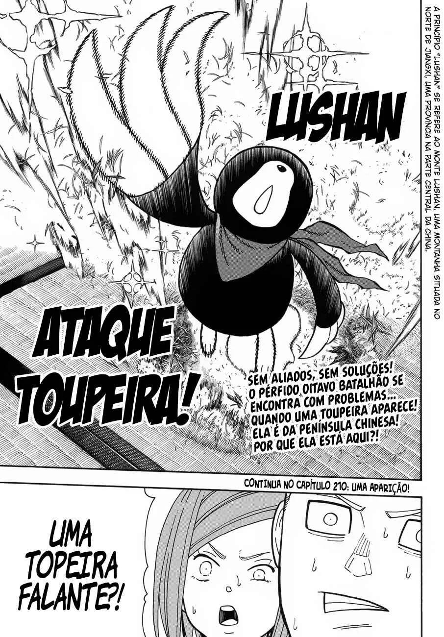 Fire Force Capítulo 2 – O Demônio, O Cavaleiro, E a Bruxa