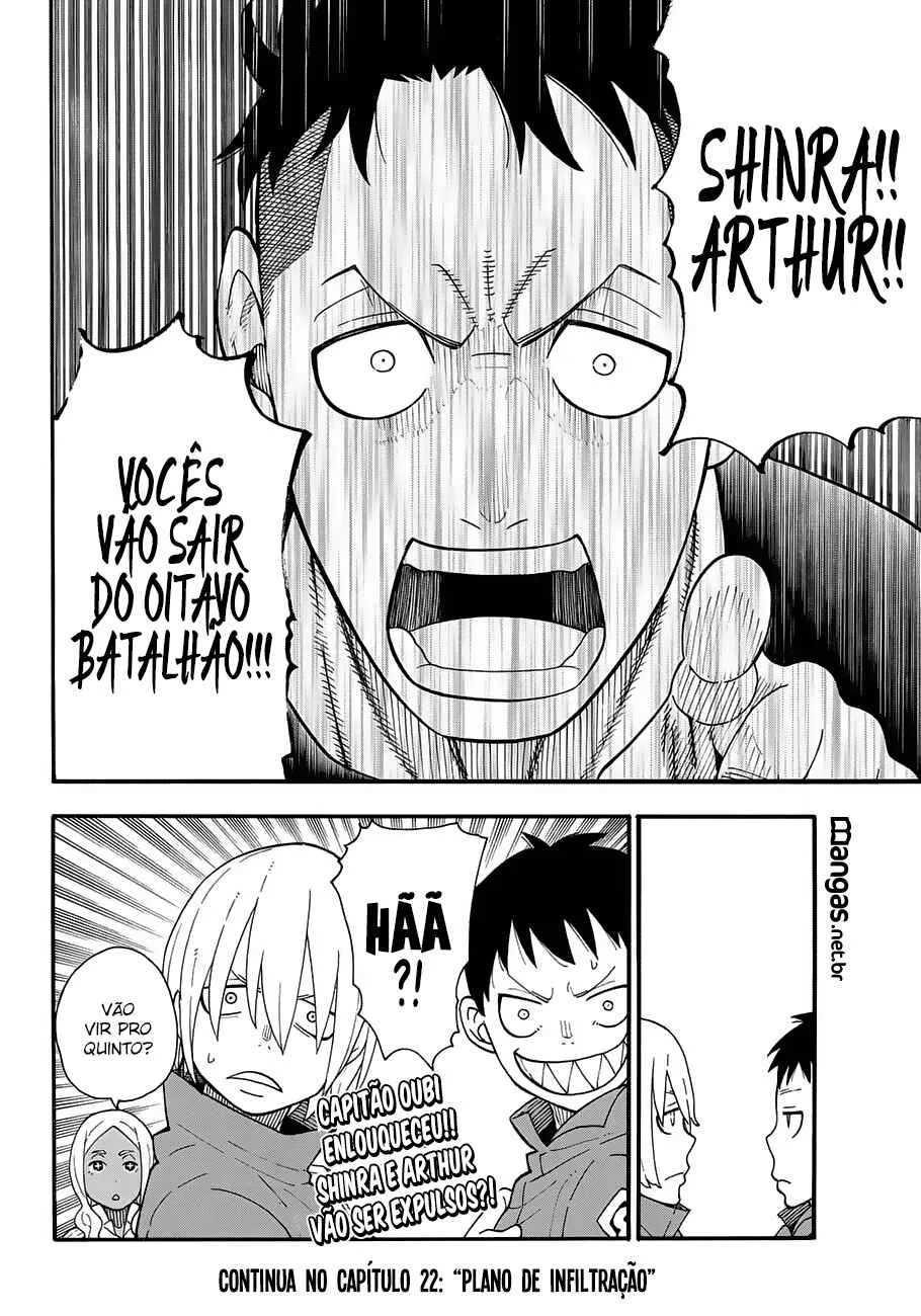 Fire Force Capítulo 2 – O Demônio, O Cavaleiro, E a Bruxa
