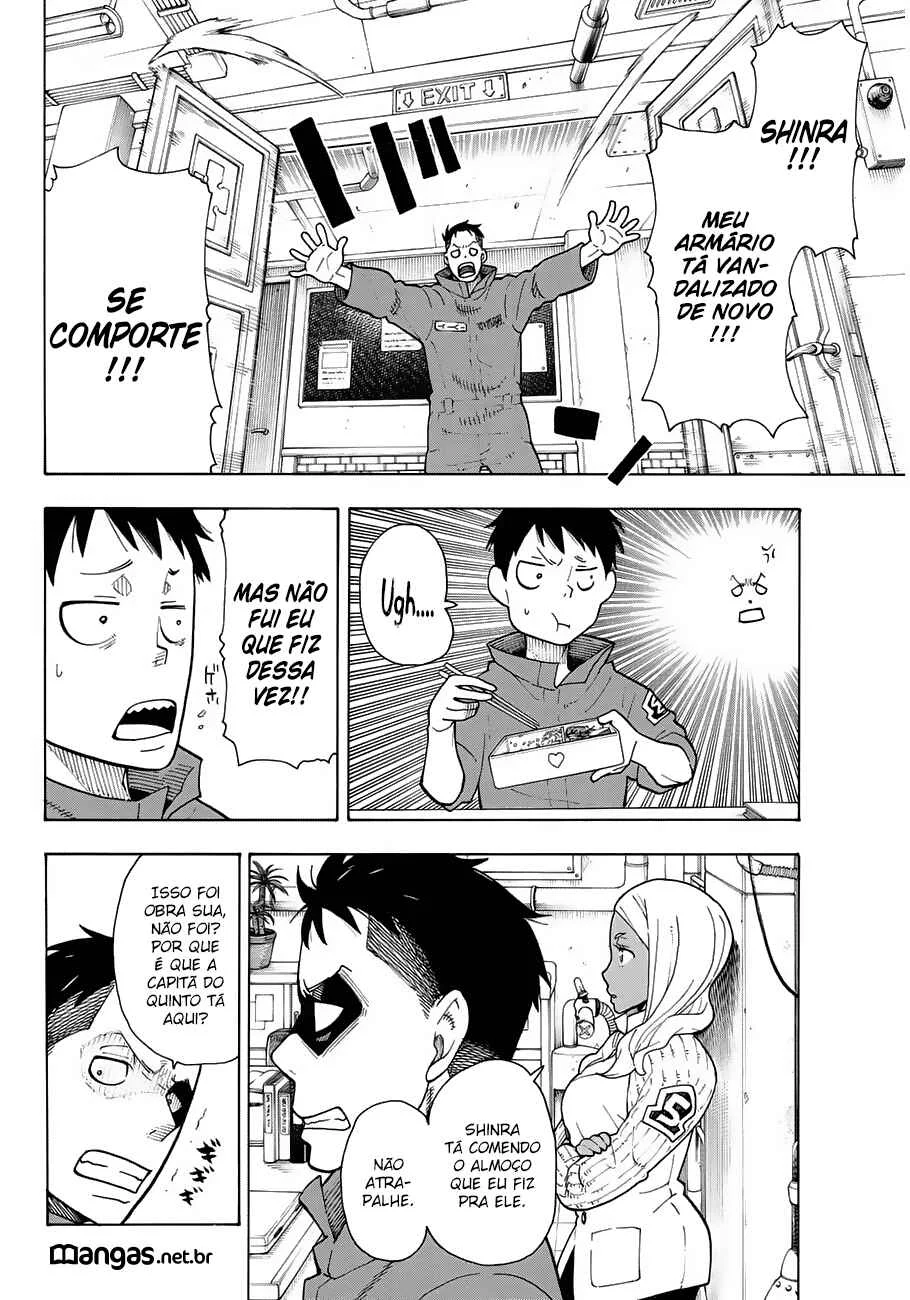 Fire Force Capítulo 2 – O Demônio, O Cavaleiro, E a Bruxa